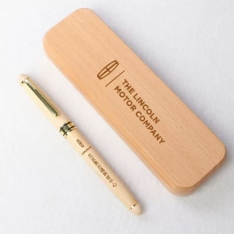 Maple Wood Pen with Wooden Box Personalized Laser Engraved Business Gift Pen Set  Full Description: