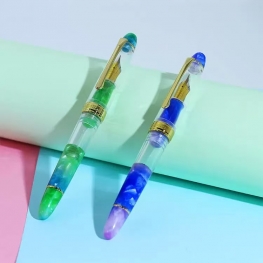 Colorful Fountain Pens with Vibrant Designs Ideal for Students and Professionals