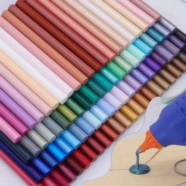 European-Style Sealing Wax Sticks in 122 Colors for Wax Sealing Stamps