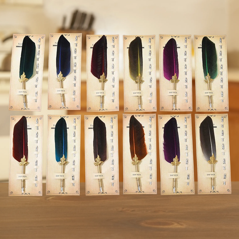 Colorful Feather Quill D